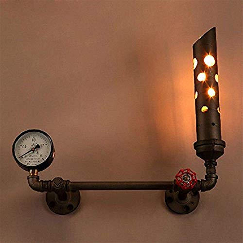 Luces de pared industriales vintage ajustables con enchufe E27 para iluminación retro de hogar 3