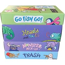 Power Off PlayTM Card Game Bundle by Bjorem | 4 Classic Screen-Free Games for Kids | Therapy, Classroom & Family Game Night Ages 3+