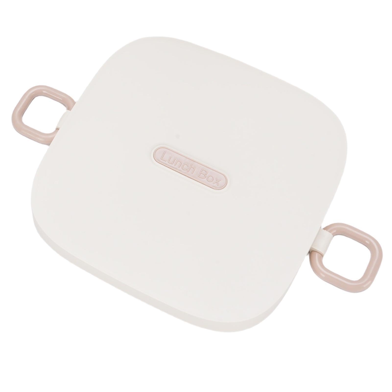 Tnfeeon Lunch Box Elettrico Senza Fili, Il Riscaldamento Rapido da 25 W Riscalda i Pasti in 20-80 Minuti Contenitore in Acciaio Inossidabile da 17 Once per Studenti Viaggiatori in Ufficio