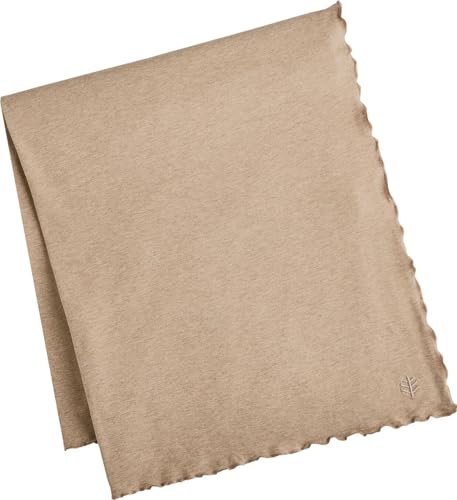 Image of Coolibar UPF 50+ Savannah Sun Blanket - Sun Protective (One Size- Dark Taupe Heather)