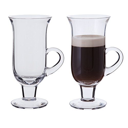 Dartington - Bicchiere per Irish Coffee in Vetro Trasparente, Confezione da 2