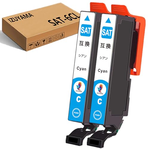 Amazon.co.jp: エプソン用 SAT-6CL 互換インクカートリッジ【SAT-C