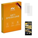 FX-Antireflex Protector Película: Sin deslumbramiento, amortiguación, ajuste perfecto y compatible con Huawei Ascend P7 - Se suministra con parte frontal y reverso