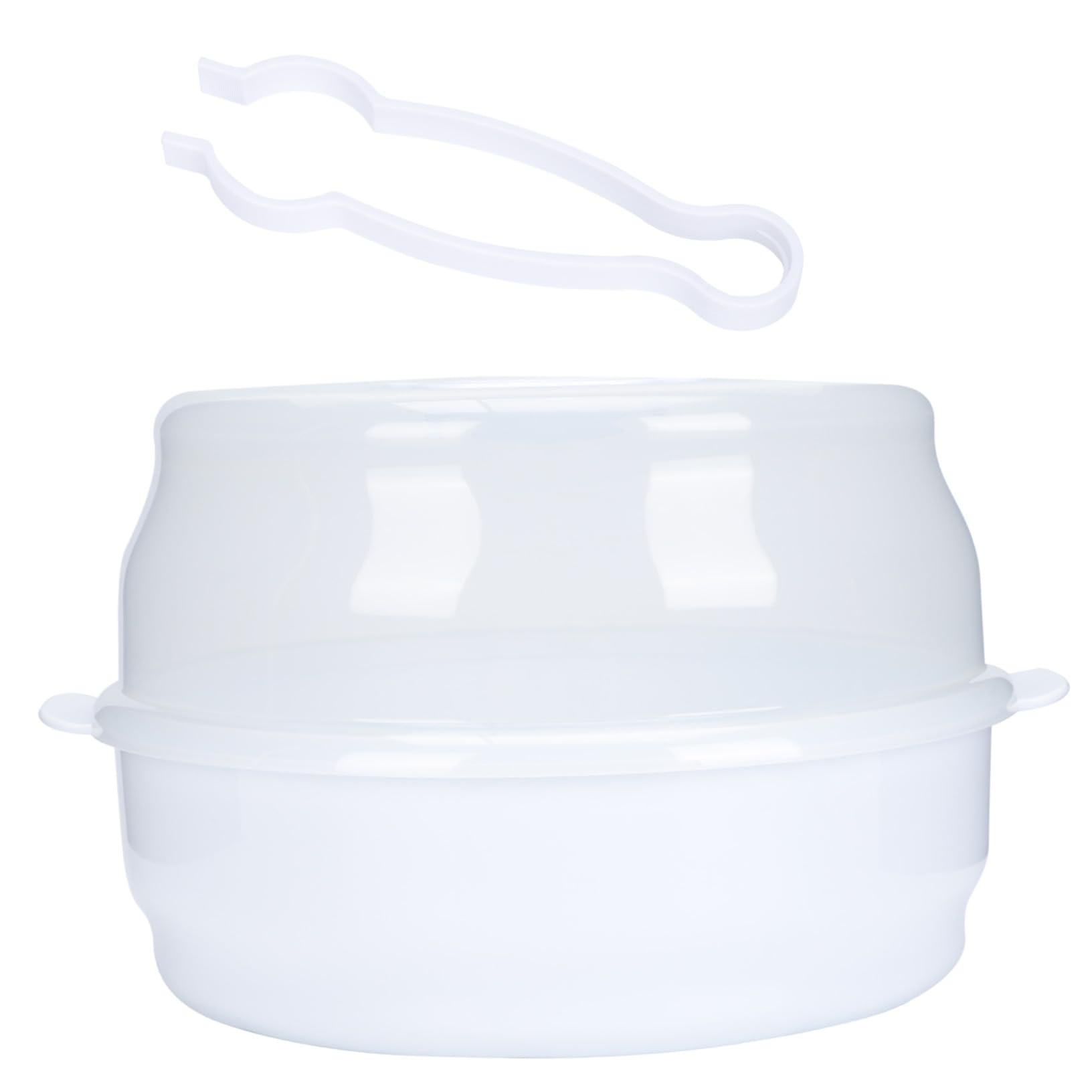 Estuche Para Biberones y Chupetes Para Bebés, Compacto, Resistente Abs, Apto Para Microondas, Adecuado Para Lactancia y Viajes, Diseño Ligero Blanco, Almacenamiento Práctico Para Madres