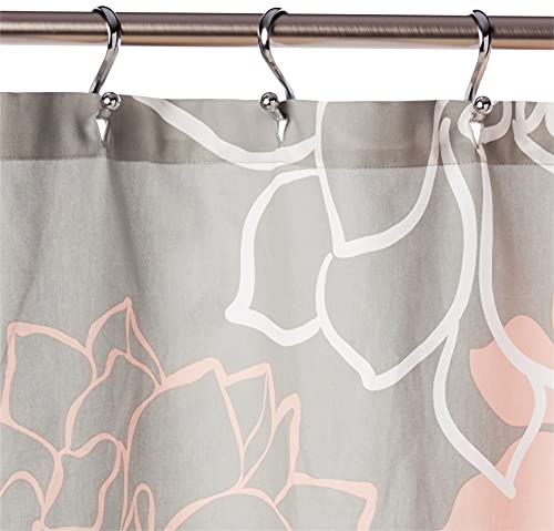Madison Park Lola 100% Cotton Shower Curtain, Casual Large Floral Design, Modern Bathroom Decor, Machine Washable - Image 2