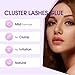 Waterproof Lash Glue for Eyelash Cluster: Upgrader Glue for Daily Beauty Enthusiast Lash Artists, Up to 1 Weeks Hold 2-3 Sec Drying, Clear, 5 ml, X0