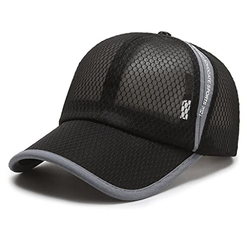 Casquette style coréen en mesh avec visière bec de canard pour le sport