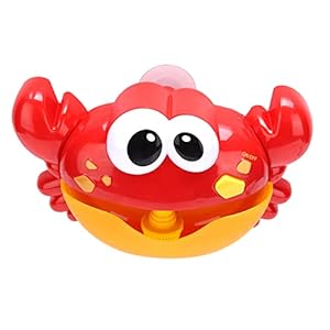 Juguete de baño para bebés, Juguete de baño para bebé con Forma automática de Cangrejo Musical de Dibujos Animados en Forma de 12 Canciones