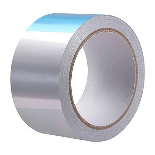uxcell Heat Resistant Tape - High Temperature Heat Transfer Tape Aluminum Foil Adhesive Tape 55mm x 20m(66ft)