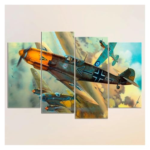 Affiche avion moderne pour habiller un mur vide de salon