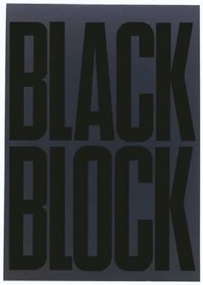Exacompta 5702E 5er Pack Schreibblock Black Block mit 70 Blatt hochwertiges gelbes Papier von Clairefontaine, liniert, DIN A4 Collageblock Schulblock Papierblock