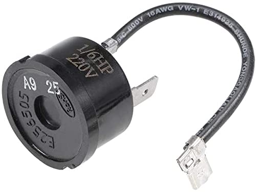 XYWHPGV Refrigerator Thermal Overload Protector 1 / 6HP 125W Compressor Replacement Part(b2795 b89d9 0b2c2 7e92c 97c57 07645