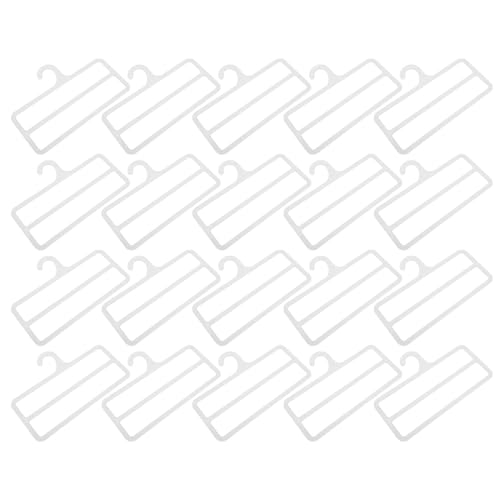 SOIMISS 20 Pièces présentoir à Serviettes Porte-Serviettes Cintre pour Foulard Porte-torchon Porte Foulard Titulaire de la Chaussette Crampon Cintres d'écharpe ABS Transparent