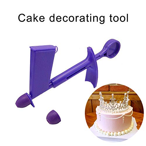 kangOnline Purple Plastic Pearl Applicator Fondant Cake Decorating Tool Ball Sugarcraft Tools