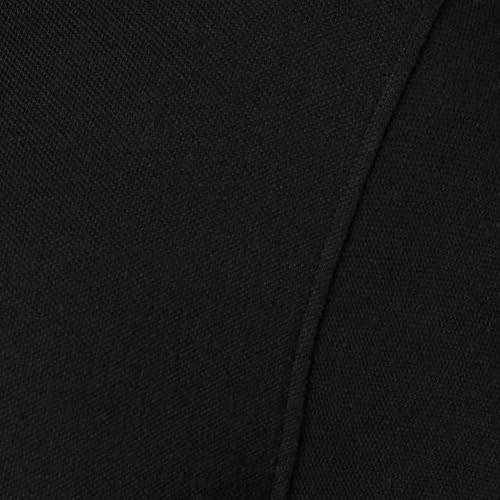 Amazon Essentials Men's Slim-Fit Short-Sleeve Cotton Pique Polo Shirt, Black, Medium