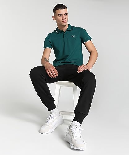 Image of Puma Men's Solid Slim Fit T-Shirt