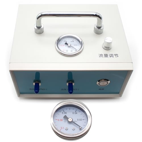 Bomba de vacío Mini de diafragma sin aceite eléctrica pequeña bomba de succión con filtro presión ajustable -80KPA 10L/MIN AC 100-240V sin batería miniatura 4