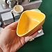 luzen 2Pcs Creative Carrot Dipping Bowls Ceramic Dipping Soy Sauce Bowl Dishes Small Fruits Dessert Appetizer Bowl Serving Bowls Dinnerware for Tomato Sauce Condiments BBQ Home Party Use