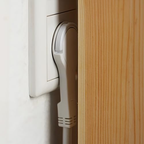 Meister Steckdosenleiste 3-fach - Extraflacher Stecker - 2 m Kabel - weiß - IP20 Innenbereich - Beleuchteter Schalter / Mehrfachsteckdose /… – Ansicht 5