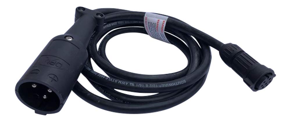 DPI Gen IV 48 Volt Club Car PowerDrive Style Replacement Cord & Connector