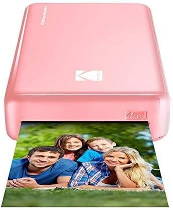 Kodak Mini 2 HD Wireless Mobile Instant Photo Printer with 4Pass Patented Printing Technology, Compatible with iOS and Android Devices - Pink
