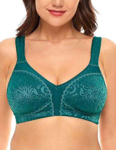 Image of Wingslove Women's Full Coverage Non Padded Comfort Minimizer Wire-Free Bra Plus Size