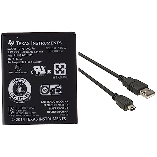 Texas Instruments N2BT-BKT-B TI-Akku-Pack für NSPIRECX/CX CAS & PremiumCord Kabel USB 2.0, A-B Mini, 5Pins, 0, 5m