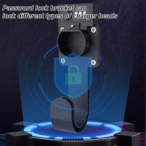 Poteau de support pour borne avec antivol à code pour chargeur EV - 4