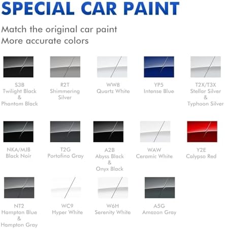 Scarlet Red/Fiery Red (PR2) Touch Up Paint Compatible with Hyundai — 사진 2