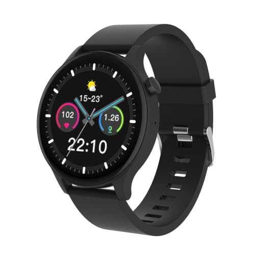 Smartwatch DCU Tecnologic GoodPeople Negro con llamadas Bluetooth y monitor de salud integral