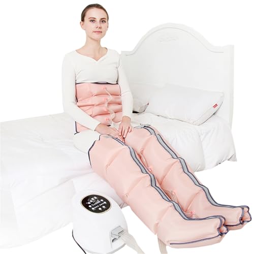 Masajeador Eléctrico De Piernas Con Compresión De Aire, Dispositivo De Ondas De Aire For Brazos Y Piernas Drenaje Linfático, Botas De Masaje For Aliviar El Dolor Y La Relajación(2legs+waist)