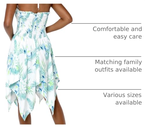 Image of Hawaii Hangover Family Matching Hawaiian Clothes, Orchid Breeze White | Family matching Hawaiian outfits, Orchid Breeze White, lightweight rayon, machine washable, tropical floral print, luaus