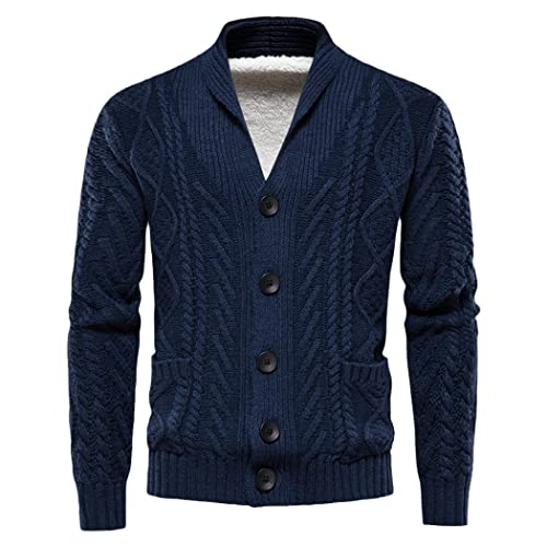 Cardigan d'hiver en polaire homme pour affronter le gel en restant élégant