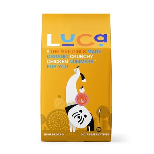 Luca And The Five Girls Crunchy Chicken Organic Dog Treats - High Protein, Grain-Inclusive, USDA Certified Organic, Human-Grade, No Preservatives - Small Batch, Healthy & Delicious Snack for Dogs