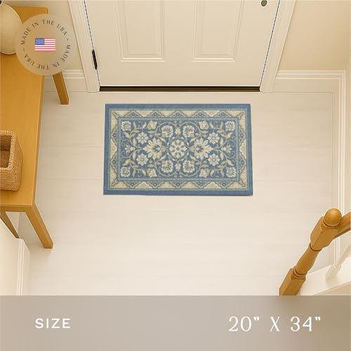 Tapete Maples Rugs Florence para Cocina 86x51 cm Azul miniatura 2