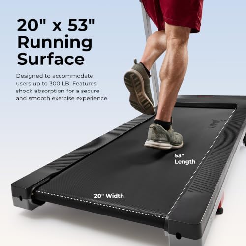 Sunny Health & Fitness Auto Incline Treadmill, Fully Assembled Walking Pad — view 3