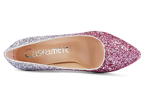Image of Castamere Womens High Heels Platform Pumps Slip-on Stilettos 12CM Heel Office Dress Shoes