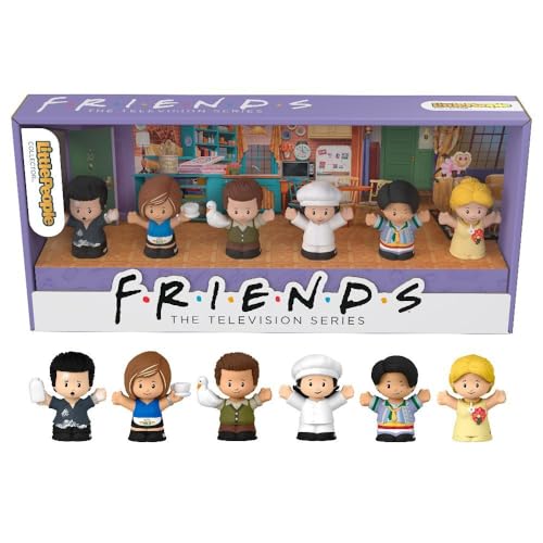 Fisher-Price Little People Collector Coffret Edition Spéciale Figurines Friends 6,3 Cm, avec 6 Personnages, À Collectionner, Jouet Enfant, A Partir De 13 Ans, HPH05 – vue 8