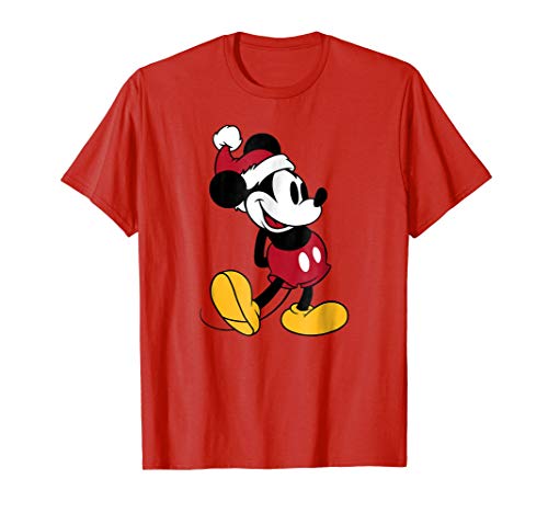 Disney Classic Mickey Mouse Christmas T Shirt