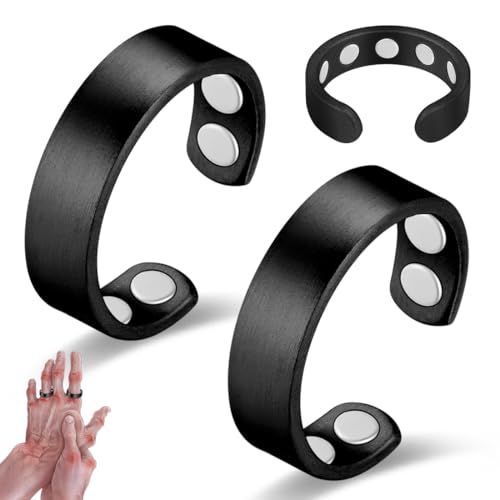 Vicmag Copper Magnetic Ring for Women, Copper Ring Ladies Fingers Thumb 100% Solid Pure Copper Jewelry Gift Adjustable