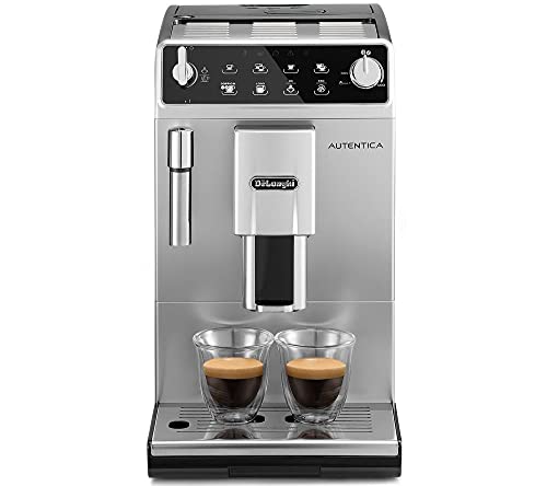 De'Longhi Autentica ETAM 29, 510, SB Kaffeevollautomat (1450 W, 1,3 l, Dampfdüse) silber/schwarz