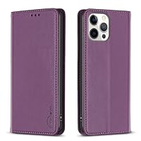FMPCUON Custodia per iPhone 14 Plus Portafoglio,Flip Libro Wallet Case Antiurto Custodia in Pelle PU Premium,Slot per Schede,con Magnetica a Scatto,Verde