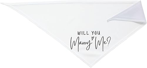 Miniatura 4 de Te casarás conmigo Propuesta de matrimonio para perro, accesorios para amantes de los perros, accesorios para fotos de boda (blanco)