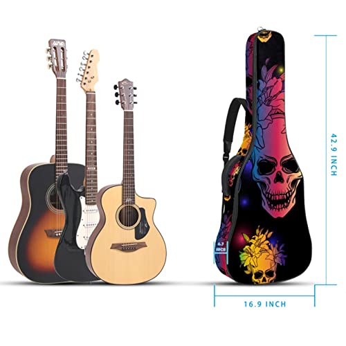 Housse de transport étanche pour guitare avec bandoulière réglable et fond de crâne antique, Multicolore 08, 42.9×16.9×4… - Les Beatles, Paul McCartney, John Lennon, RIngo Starr, George Harrison Housse de transport étanche pour guitare avec bandoulière réglable et fond de crâne antique, Multicolore 08, 42.9x16.9x4… – Image 6