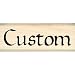 Custom Made Personalized Children's Name Rubber Stamp