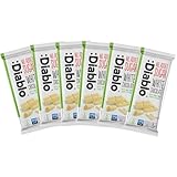 Diablo No Added Sugar White Chocolate – No Added Sugar Chocolate Bar Sweetened with Stevia, Gluten Free, Ideal for Any Occasion, Birthdays, Valentines, or Gift Hampers, 75g (Pack of 6)
