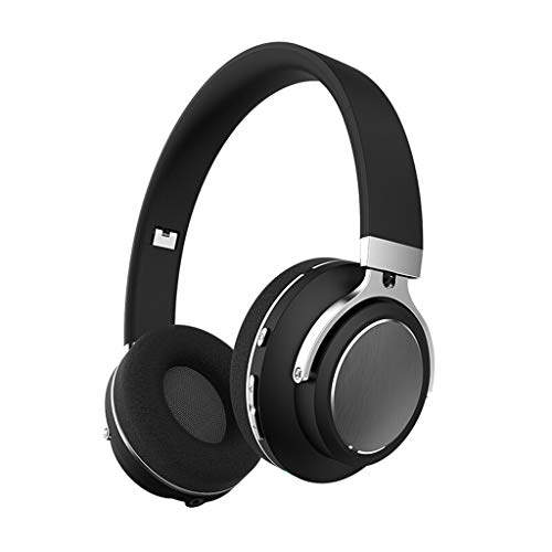 Auriculares con Bluetooth para Auriculares, Auriculares inalmbricos con Auriculares y Auriculares con Msica Estreo 4.1, Negro