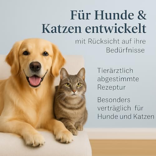 naturacbd Hanföl für Hunde & Katzen 1500mg – Bio Hanföltropfen für & Katzen 1500mg – Beruhigungsmittel für & Entspannung bei Angst oder Stress