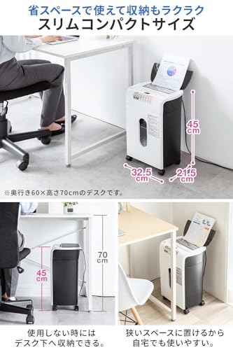 サンワダイレクト シュレッダー 400-PSD065 の商品画像 3