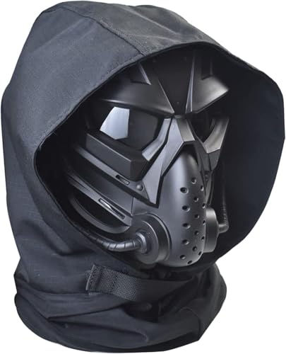 PBTMCD Máscara Táctica De Airsoft De Cara Completa con Pasamontañas, For Fiesta De Disfraces De Airsoft Paintball Cosplay(Devil)